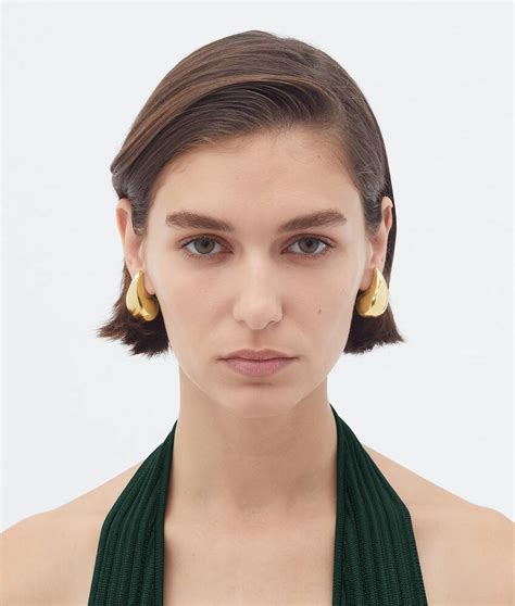 bottega veneta teardrop earrings.